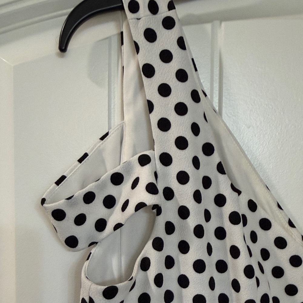 Betsey Johnson Black and White Polka Dot Dress - Picture 3 of 7